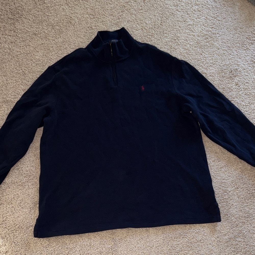 Polo by Ralph Lauren Black Zip Up Sweater